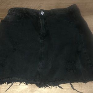 Black skirt